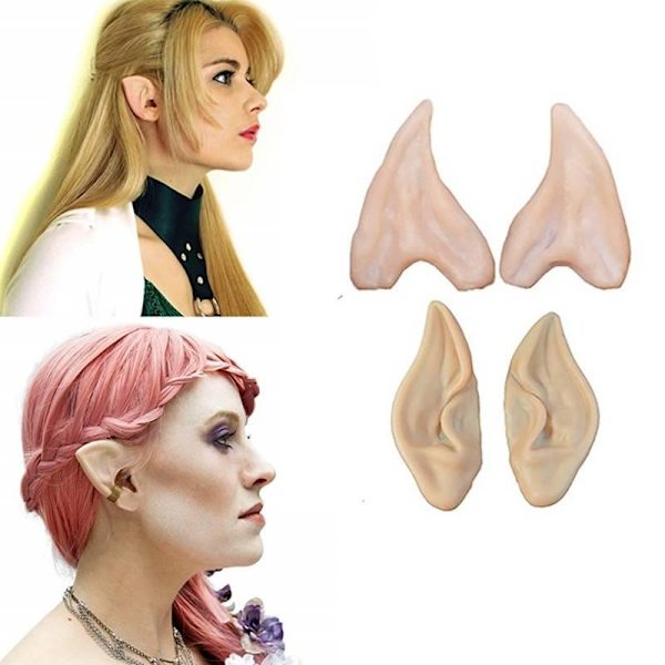 Halloween Party Fariy Elf Öron Tillbehör Latex Long Ears