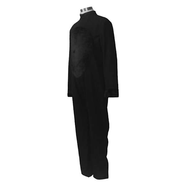 Svart kattekostyme for barn 3D Jumpsuit Halloween Cosplay Kostyme 110cm