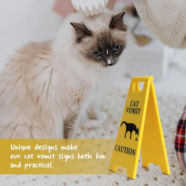 Kattkräks Skylt, Hundkräks Skylt, Rolig Katt Skyltar Dekoration, Trädgård Varnings Skylt \"Kattkräks Skylt\", Rolig & Söt Nyhet Katt/Hund Kräks Skylt för Husdjursägare Dog