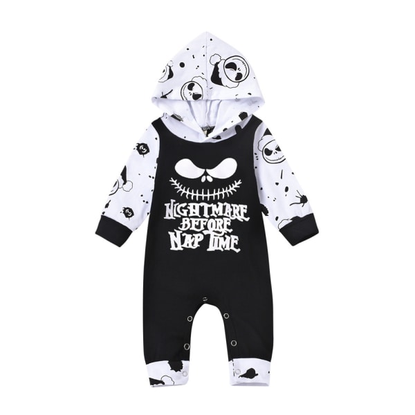 Toddler The Nightmare Before Christmas Kostym Jumpsuit Romper 90cm