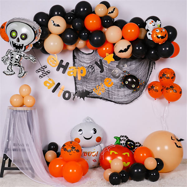 Halloween-koristepallot Lepakko Kurpitsa Juhlatarvikkeet #3