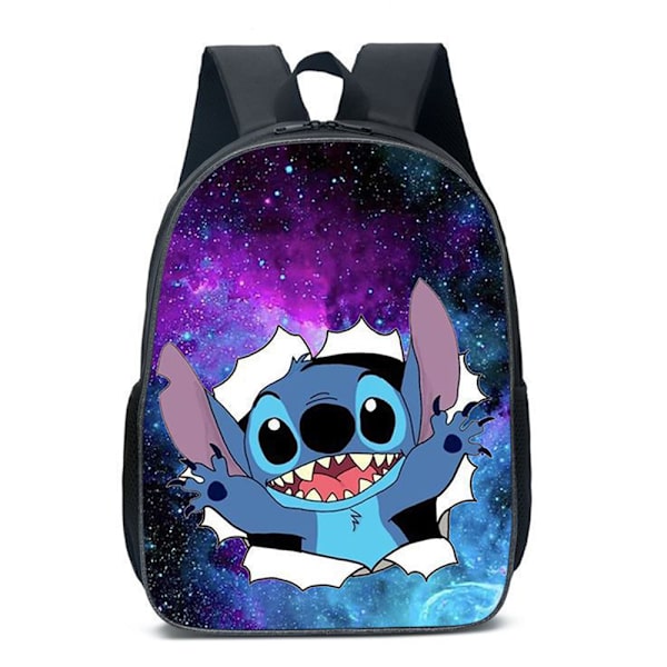 Lilo & Stitch Ryggsekk for jenter, Skolesekker Gavemote Skulderveske E