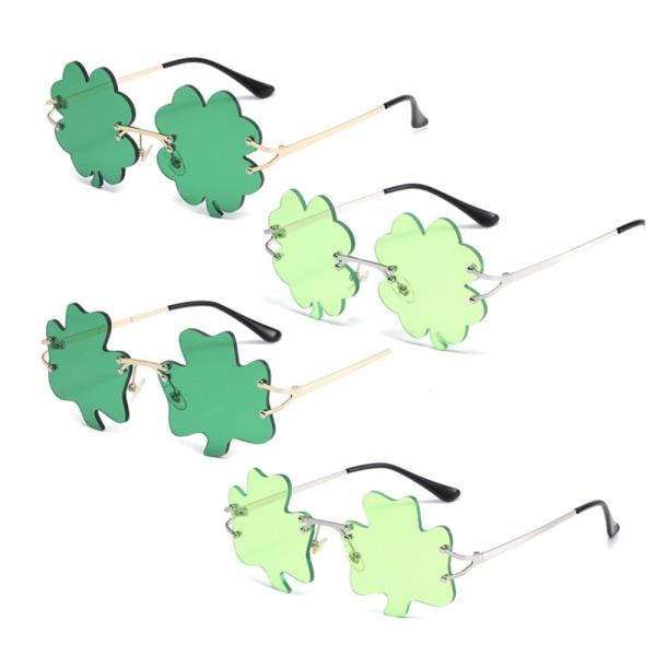 Patrick's Day -aurinkolasit irlantilainen tonttu -asu St. Patrick's B