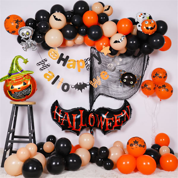 Halloween-koristepallot Lepakko Kurpitsa Juhlatarvikkeet #2