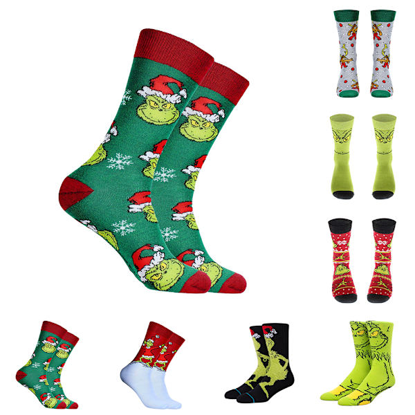 Grinchens strumpor för flickor och pojkar - Jul- och julklapp C