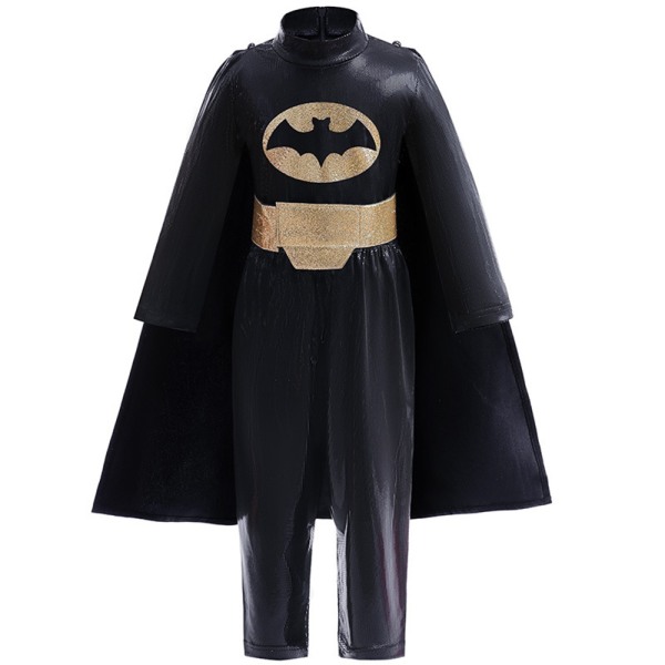 Halloween-kostym för vuxen barn Batman Unisex Cosplay-kläder 120cm