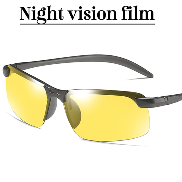 3st Herr Driving Golf Glasögon UV400 Lins PolarizedSolglasögon Grey Frame Yellow Lenses