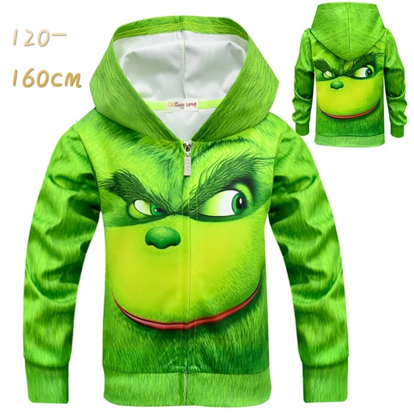 Christmas Kids Green The Grinch Zipper 120