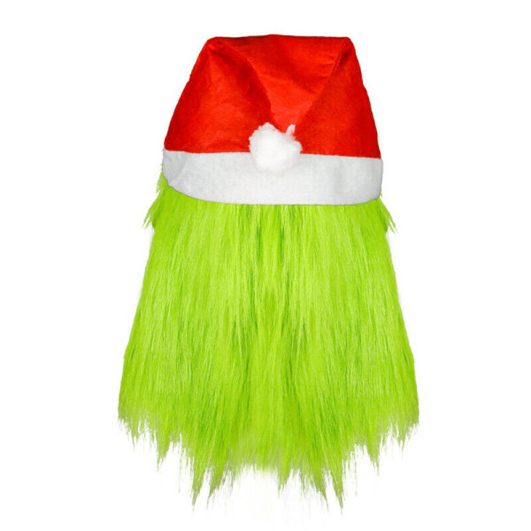 Hur Grinch Stole Mask Spel Latex Läskig Vuxen Halloween