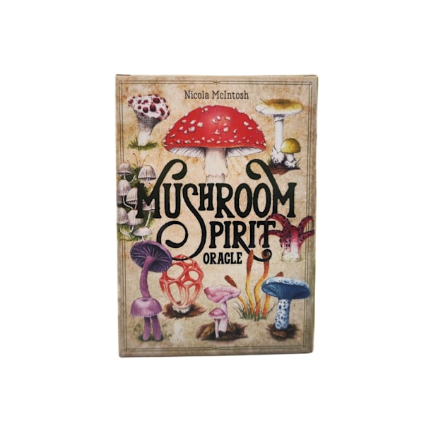Standard Tarotkortstokker | Mushroom Spirit Oracle Spådomsverktøy | Engelsk Versjon