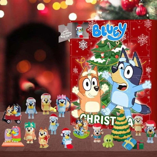 2023 Christmas Adventure Calendar 24ST Bluey Gift Creativit A