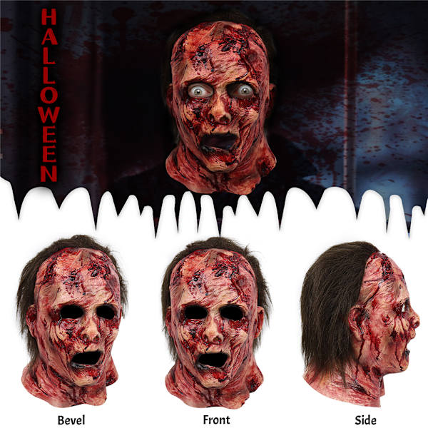 Halloween-juhlakoristeet, pelottava naamio A