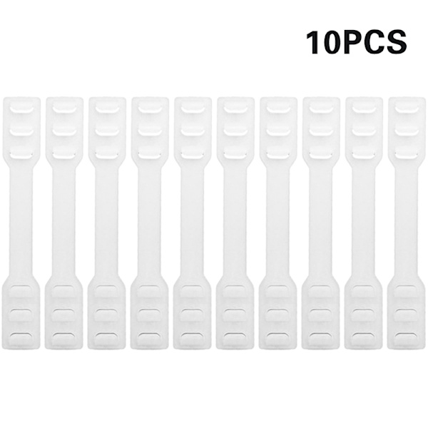 10 st Masköglaförlängare Justerbara Öronkrokband white 10pcs