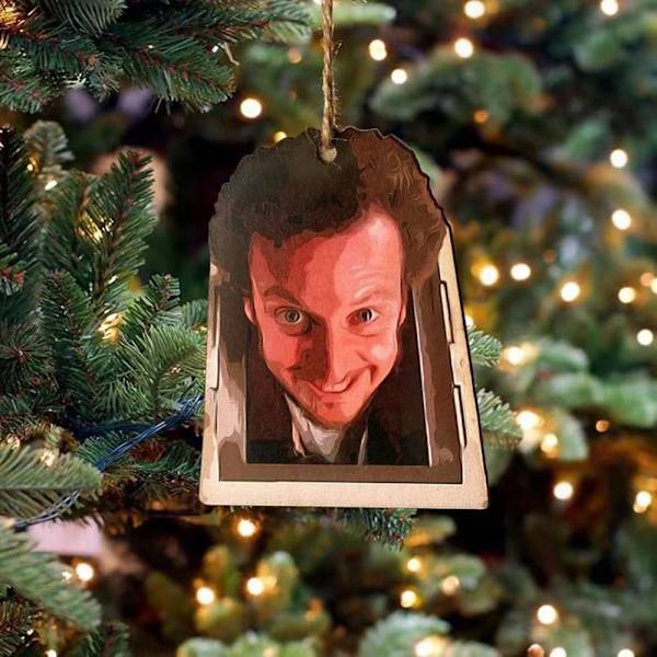 Barry Santa Present Akryl Meme En festlig Mr. Wood Jul B