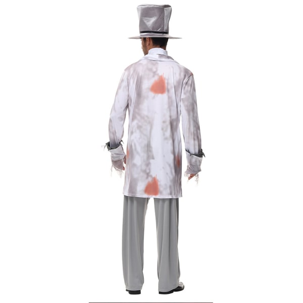 Cosplay Vampyr Halloweenfestdräkt Familjeset Barnkläder Men XL