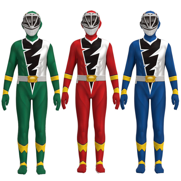 Kids Knight Dragon Team Jumpsuit Pojkar Bodysuit Cosplay kostym red 120cm