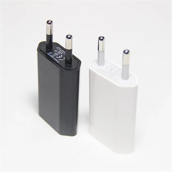 USB - power från 230V till 5V USB Typ A ho 1A, 5W kompatibel med iPhone White