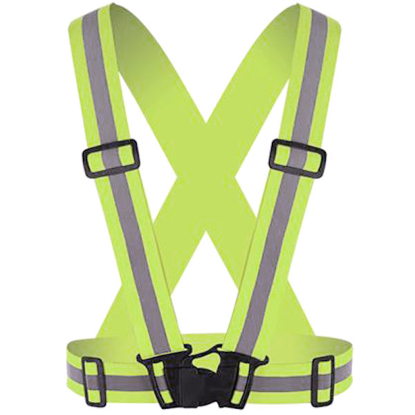 Modern Reflekterande Väst/Selar Med Reflex/ Praktisk & Hållbar green 4*1.5cm