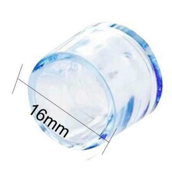 16mm Silikon Stolsbenskydd Möbelbordbensdynor Transparent 16mm-16PCS