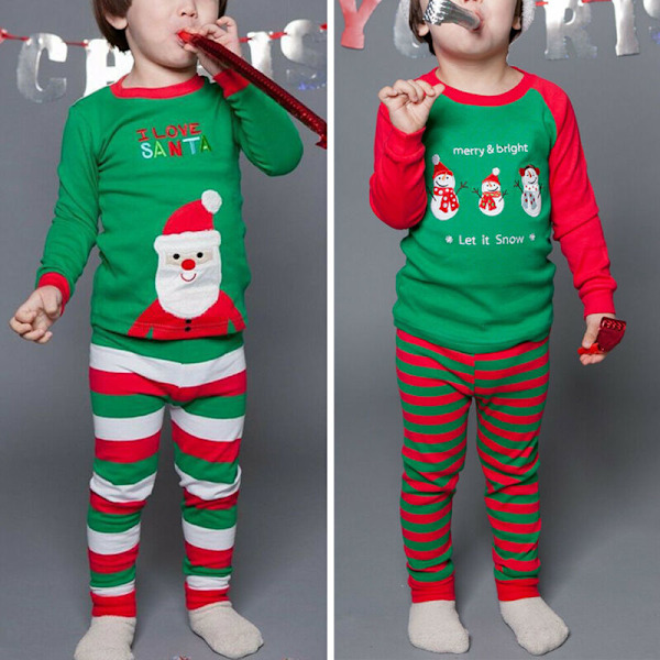 Barnens Julpyjamas för Pojkar och Flickor - Julklappar A