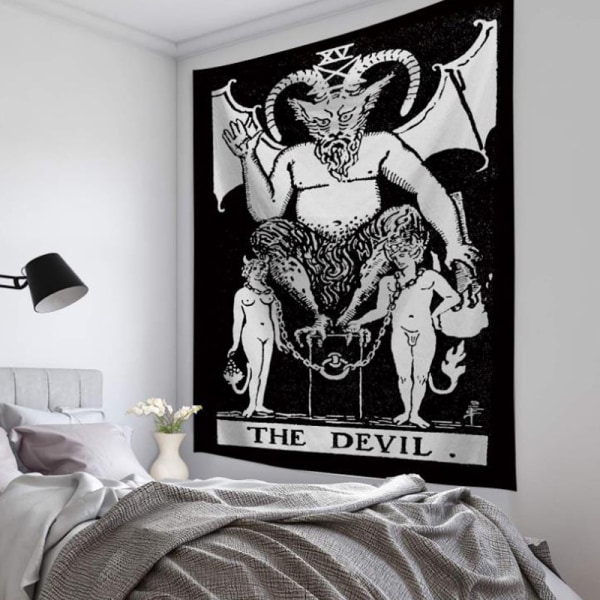 Magisk Måne Sol Tarot Väggbonad Sängöverkast Rum Vägg Dekoration A 95*73CM