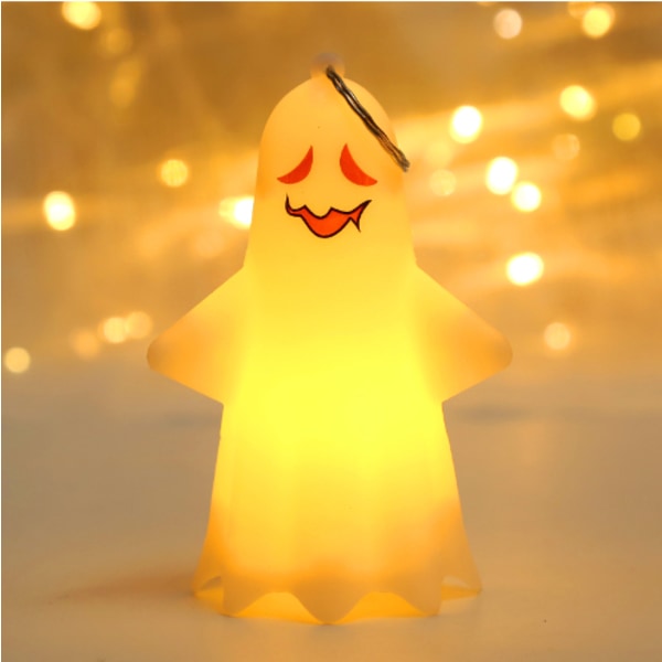 Halloween Spøgelseslys LED Natlampe Dekorationsrekvisitter Gave B
