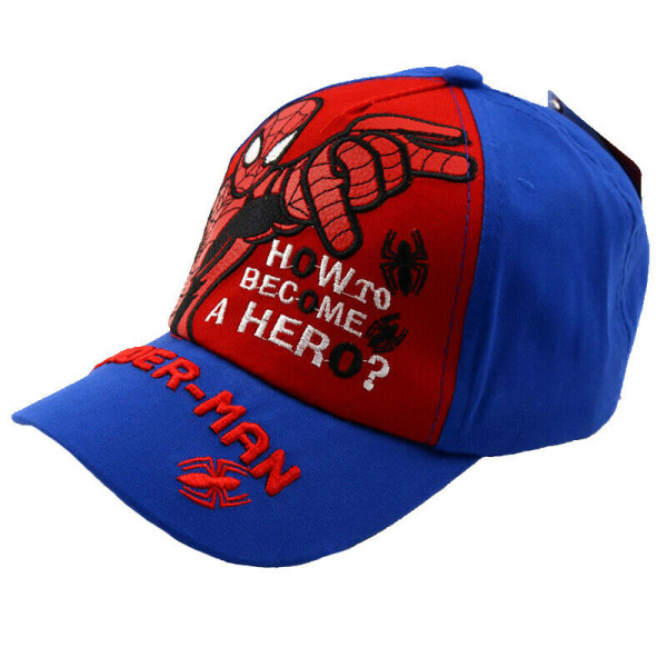 Barn Pojkar Spiderman Snapback Justerbar Basebollkeps Red