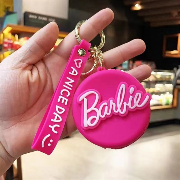 Barbie Handväska Nyckelkedja Cartoon Bag Pendant Nyckelring Leksakspresenter B