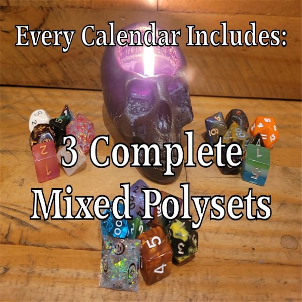 Adventskalender Tärningar Adventskalender 2024 24 Dagar D&D Tärningssats Perfekt för Dungeons and Dragons Fantastisk Julgåva
