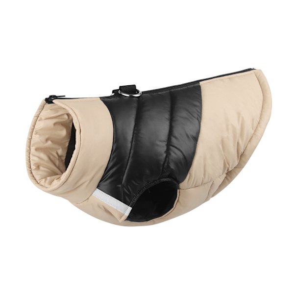 Vattentäta Varma Hundkläder Vinterdjurpäls Skyddande Jacka khaki 4XL