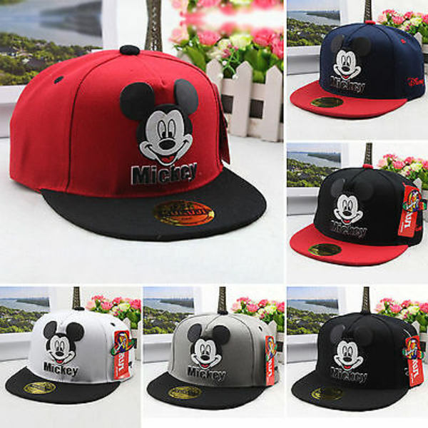 Lasten Mickey Mouse Snapback baseball-lippis urheiluun Dark Blue