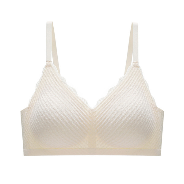 Naisten saumaton mukava rintaliivi mukava muotoiluvaate urheilu joustava crop-toppi White XL