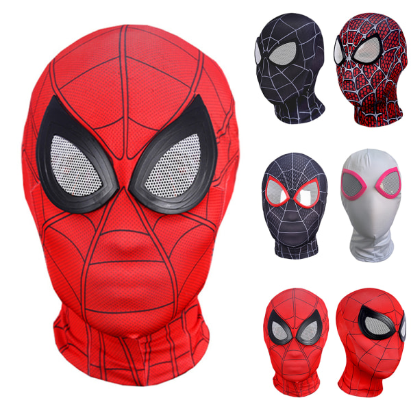 Avengers Spiderman Mask Huva Mask Ögon Glasögon Stealth Suit Fancy F