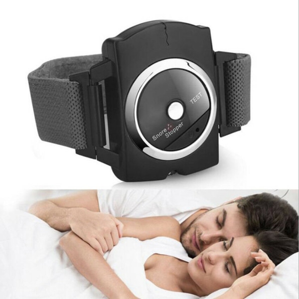 Elektronisk anti-snarkning handledsarmband Watch Device Sleep Aid