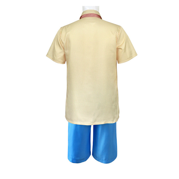 Elemental Ember Wade Cosplay Kostym Eld Vatten Uniform För Barn B 130cm