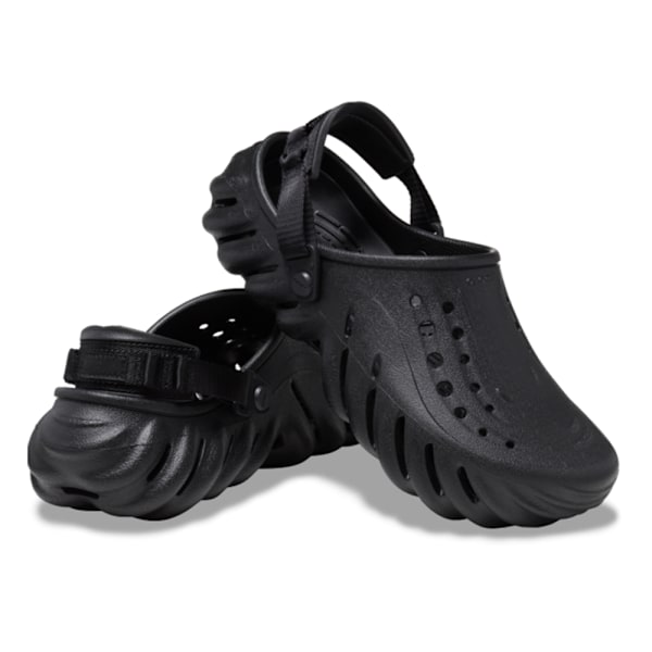 Crocs Unisex Echo Clog Tøfler Black 44