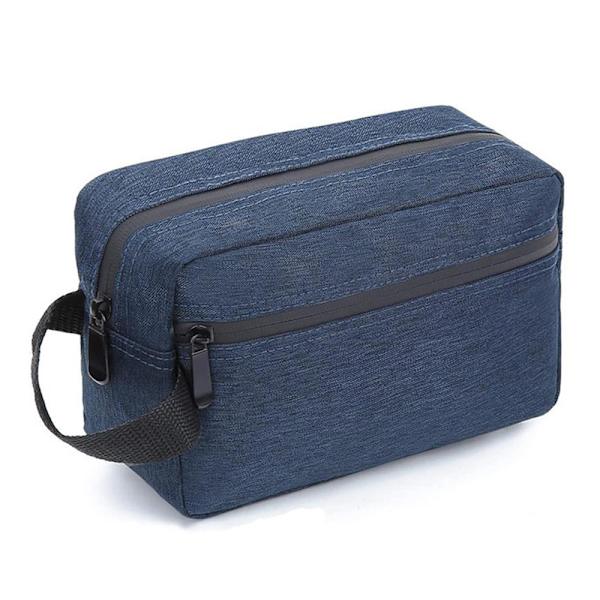 Toalettsäck för damer, reseförvaringsväska, rakväska, sminkväska navy blue