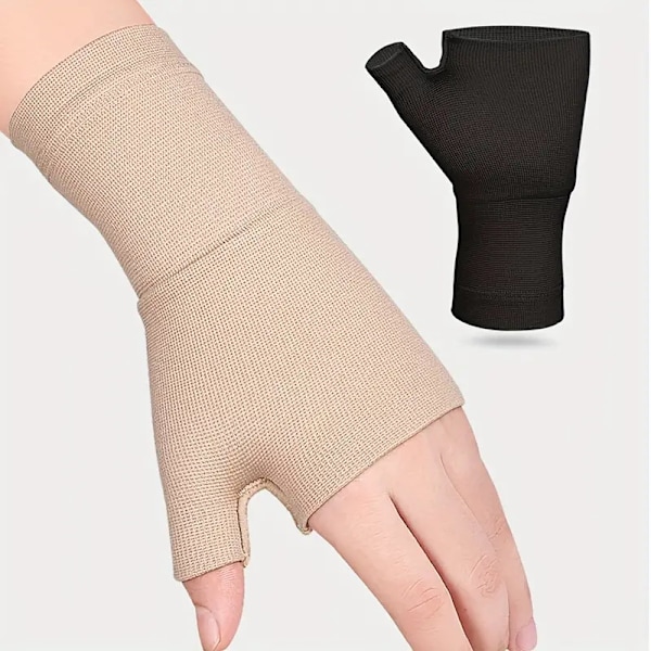 1 Par Artrithandskar, Kompressionshandskar för Kvinnor Män Ledvärk Handstöd Skin S