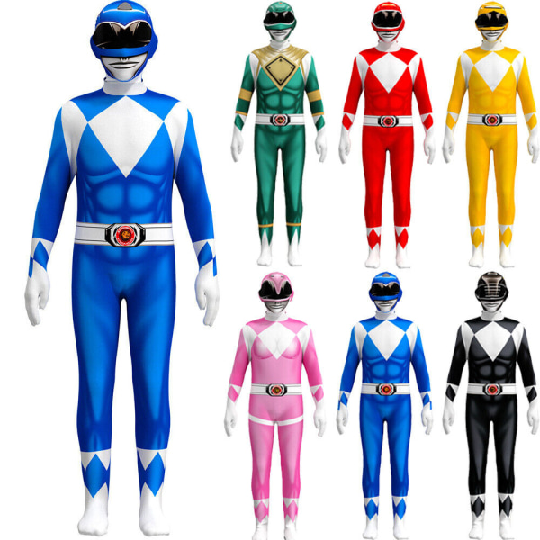 Dinosaur Squad Tyrannosaurus Rex Emperor White Tiger Company Cosplay Jumpsuit Cosplay All-inclusive tights för barn Pink 150cm