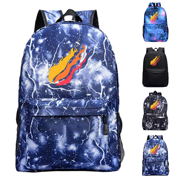 Prestonplayz Ryggsäck för Barn Pojkar Flickor Student Skola Axelväska Resväska D 30*12*42cm