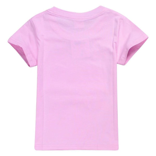 Barn Pojkar Flickor Taylor Swiftie Kortärmad T-shirt Födelsedagspresent Princess Topp Pink 140cm