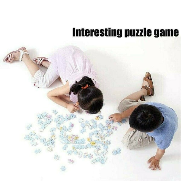 1000-bitars Snögubbe Pussel Jigsaw Barn Vuxna Pussel DIY Present Heta C