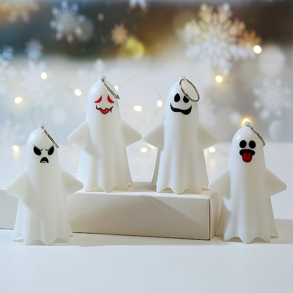 Halloween Spøgelseslys LED Natlampe Dekorationsrekvisitter Gave C