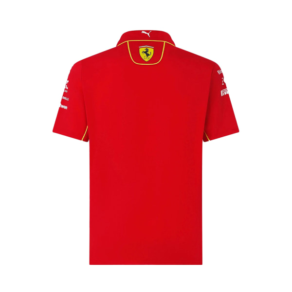Scuderia Ferrari Team Polotröja 2023 för herr - Sportshortsärmad topp XL
