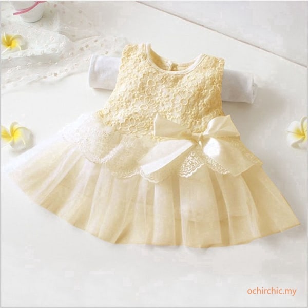 Barnflickors Prinsessklänning Babyfest Spets Tulle Tutu Purple