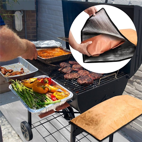 Återanvändbar grillfilt, grillverktyg för utomhusmatlagning och picknick