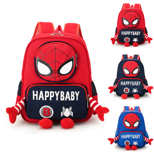 Marvel Spiderman Ryggsäck Resa Skola Laptop Ryggsäck För Barn red