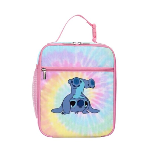 Barn Flickor Pojkar Lilo & Stitch Disney Print Söta Lunchväska Kontorsmaterial Förvaringsväska #2