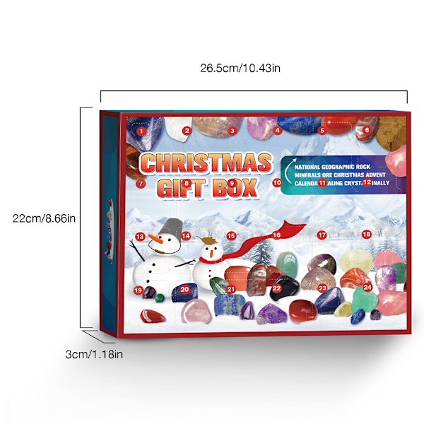 Julekalender 2024 24 Dages Jule Nedtællingsgave Blind Box
