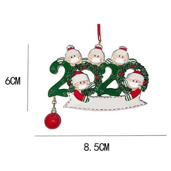 2020 Gör-det-själv-familjens julgransdekoration prydnad för julgran 3